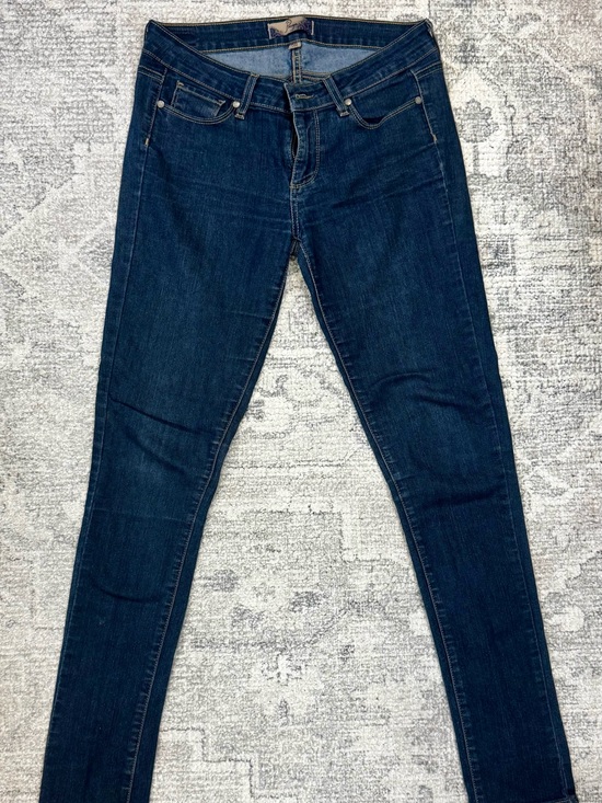 PAIGE Denim - PAIGE Dark Indigo Skinny Jeans - Deep Blue Rinse